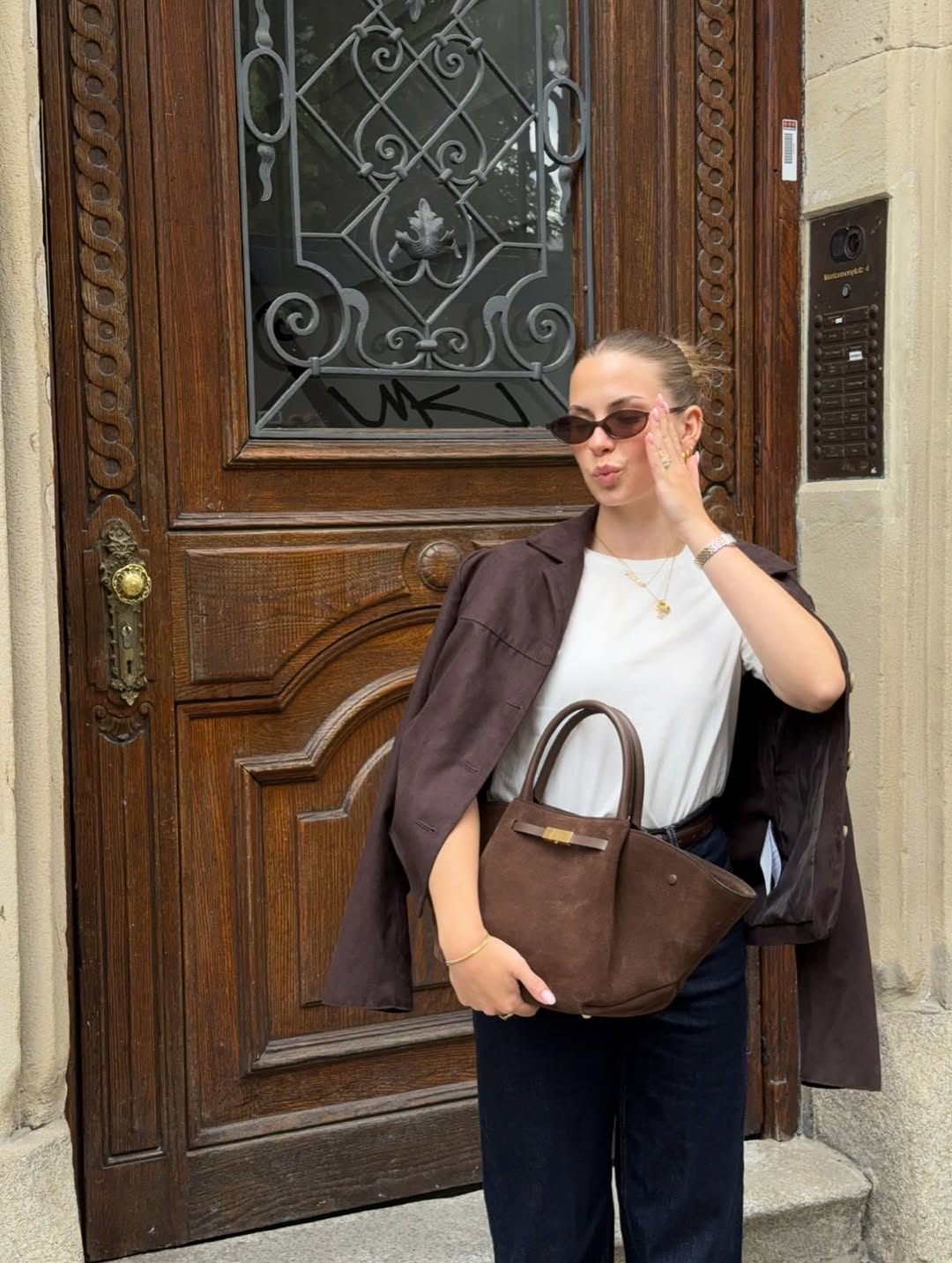 JDYNICO Faux Suede Jacket - Brun